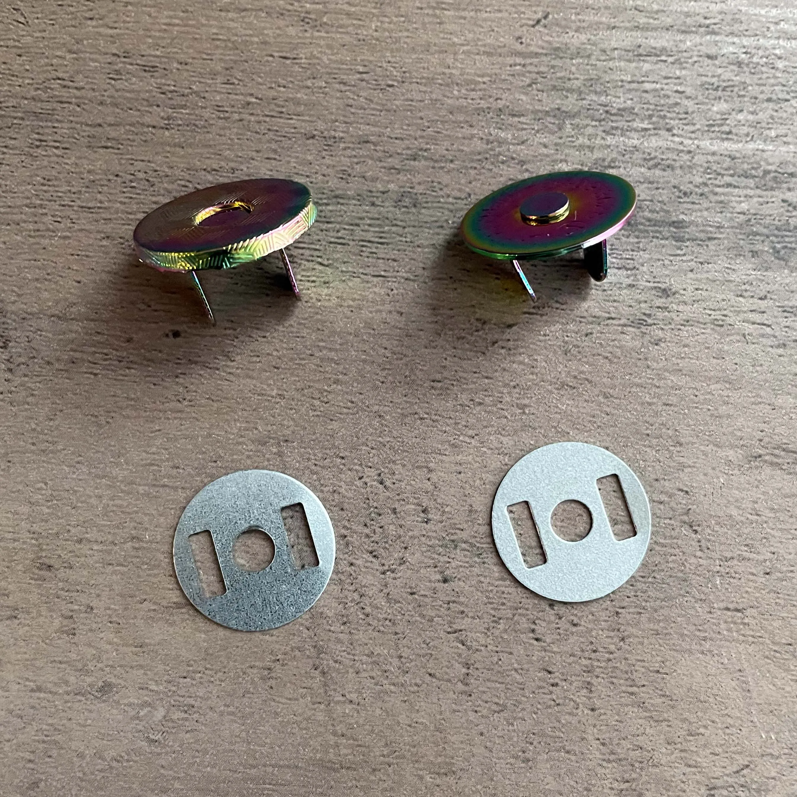 18mm Thin Magnetic Snaps (5pc)