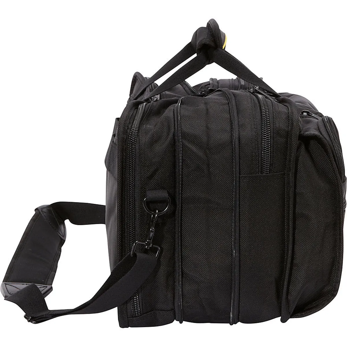 A. Saks EXPANDABLE Ballistic Nylon Organizer Briefcase