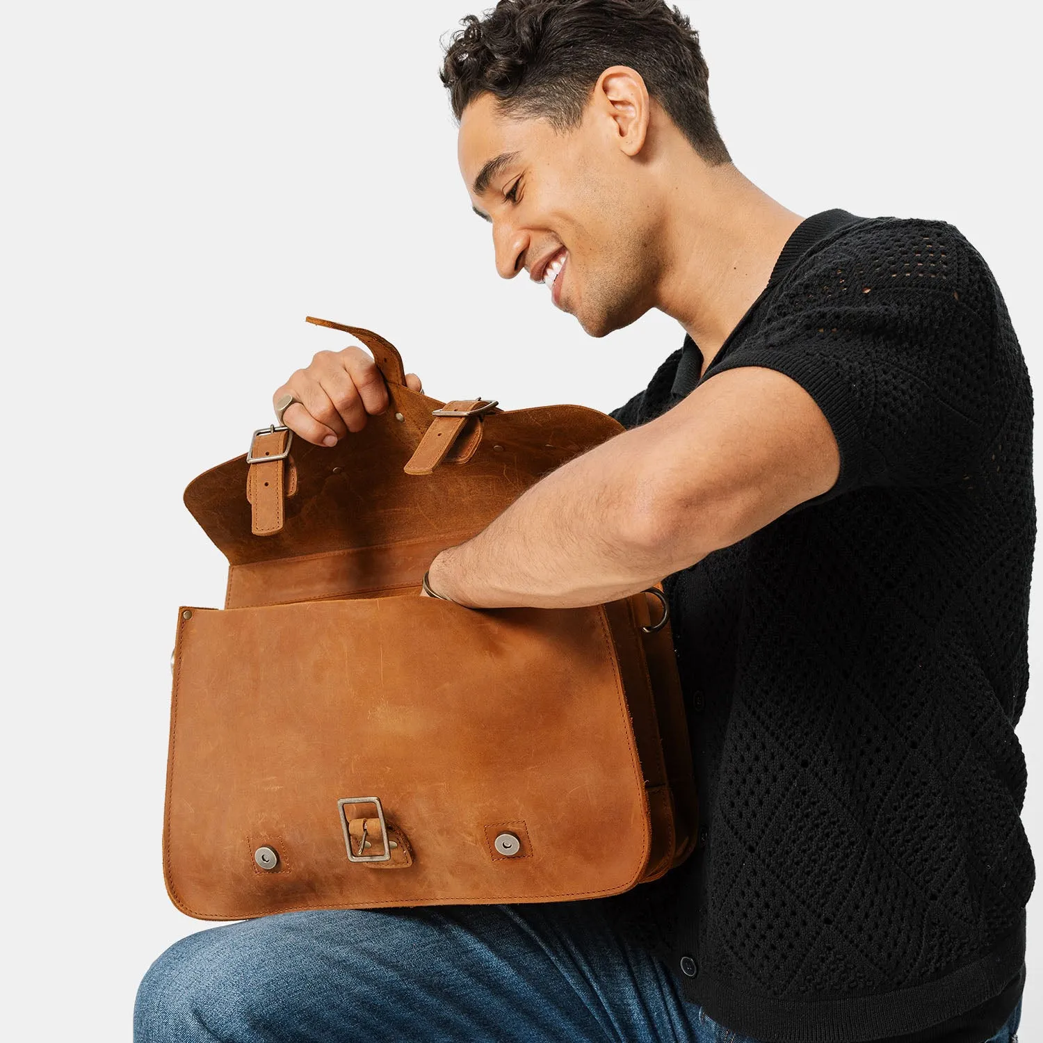 'Almost Perfect' Classic XL Messenger Bag