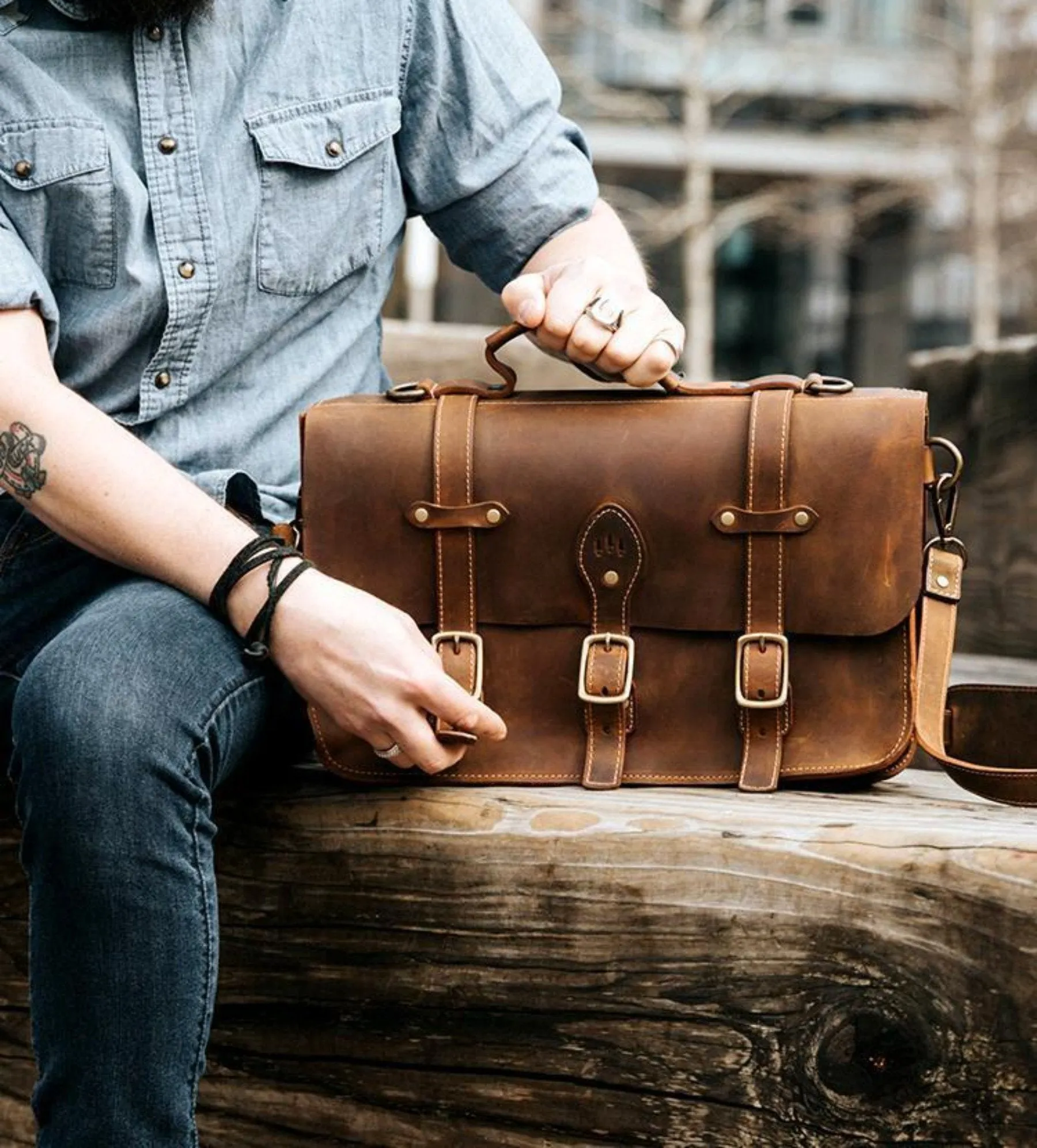 'Almost Perfect' Classic XL Messenger Bag