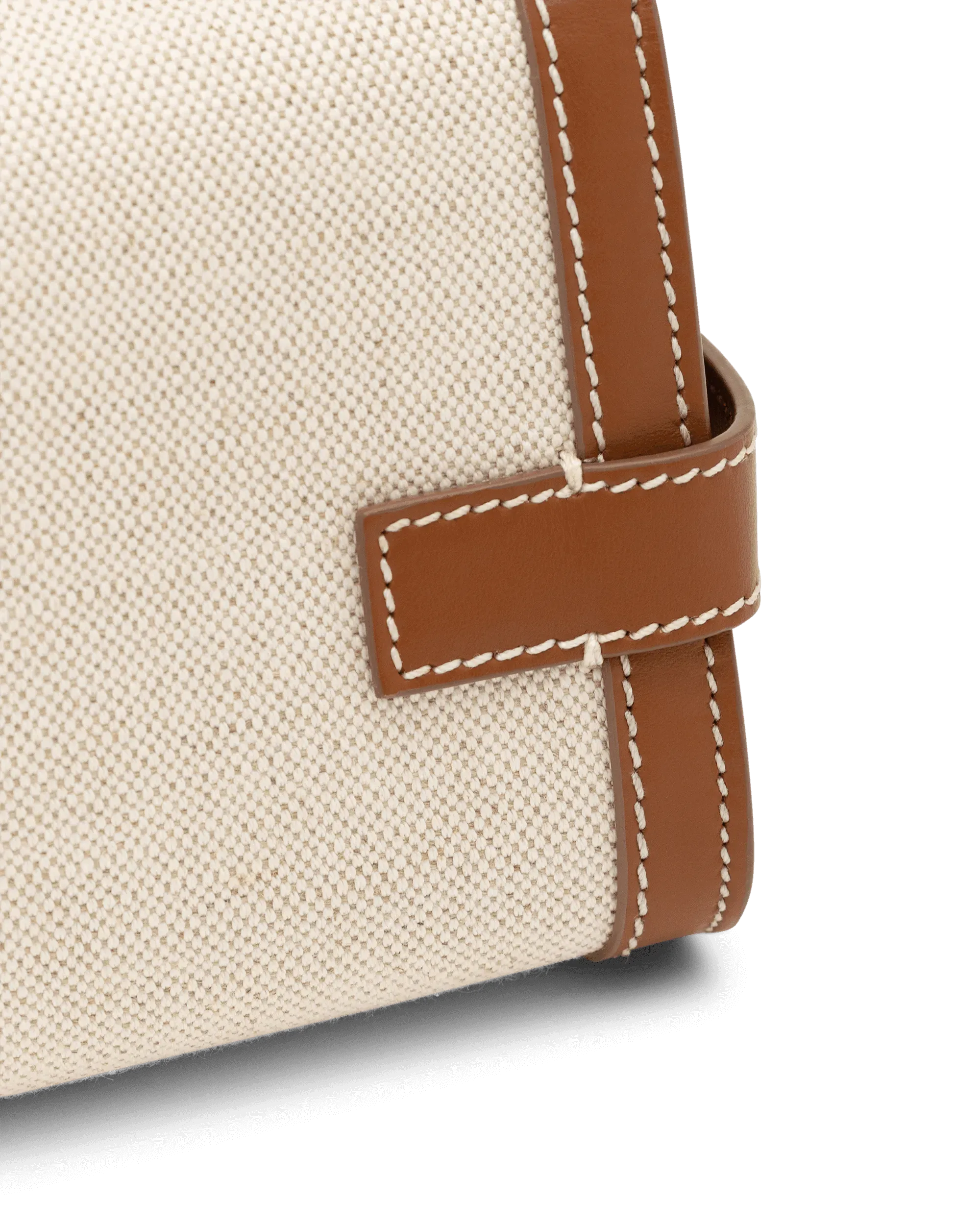 B-Buzz 23 Leather & Canvas Pouchette