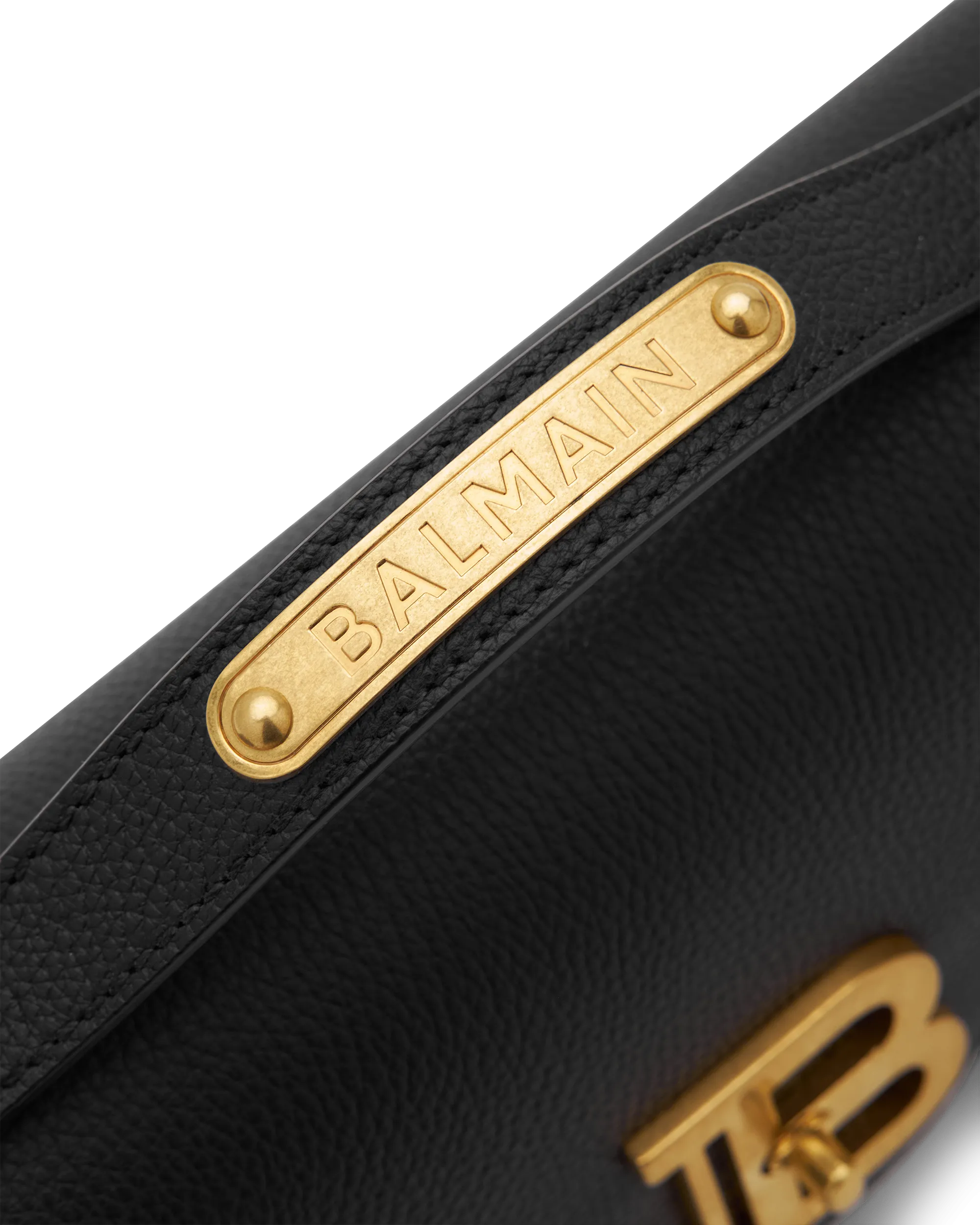 B-Buzz 24 Grained Leather Shoulder Bag