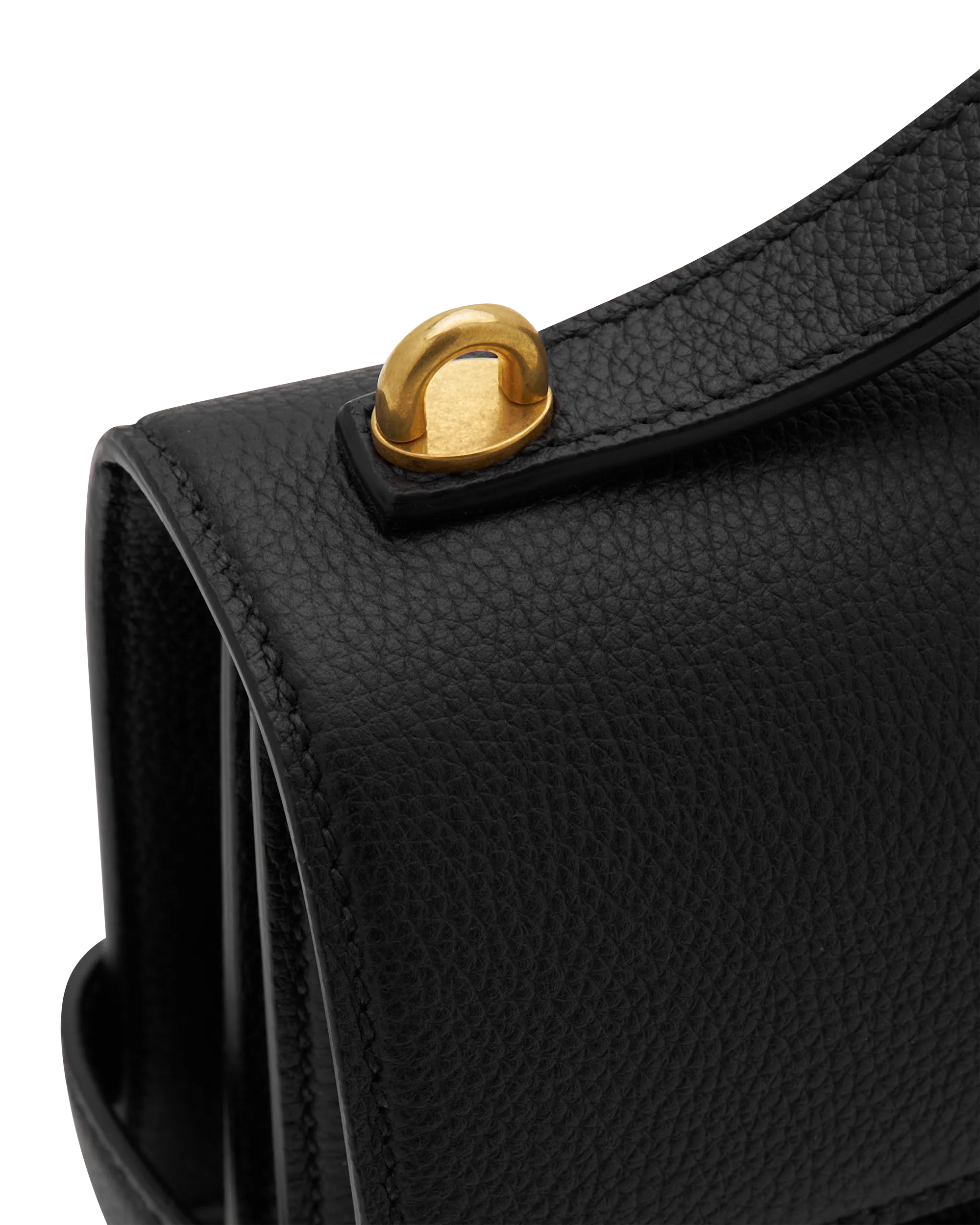 B-Buzz 24 Grained Leather Shoulder Bag