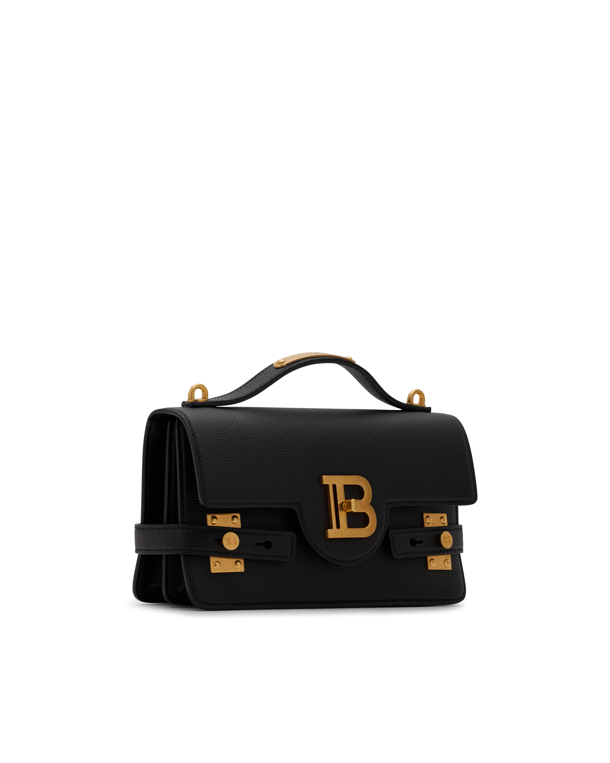 B-Buzz 24 Grained Leather Shoulder Bag