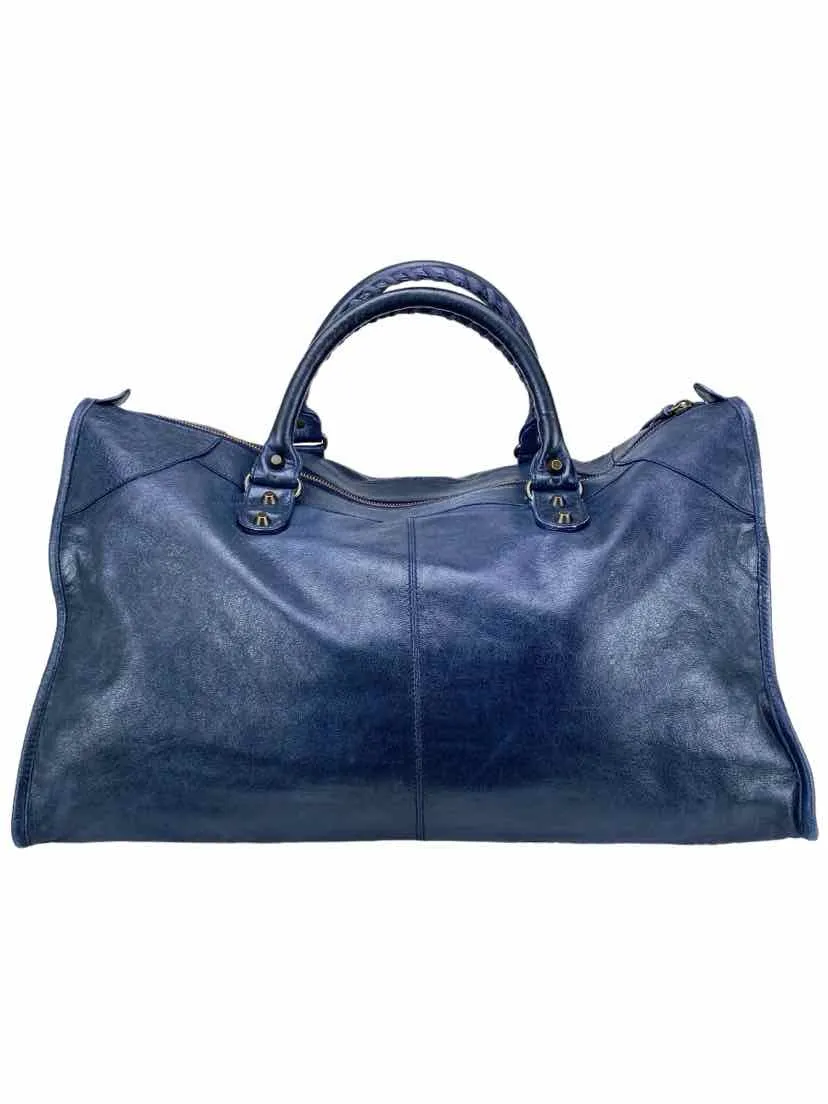 Balenciaga Women's Motorcycle City Extra-Large Handbag Blue