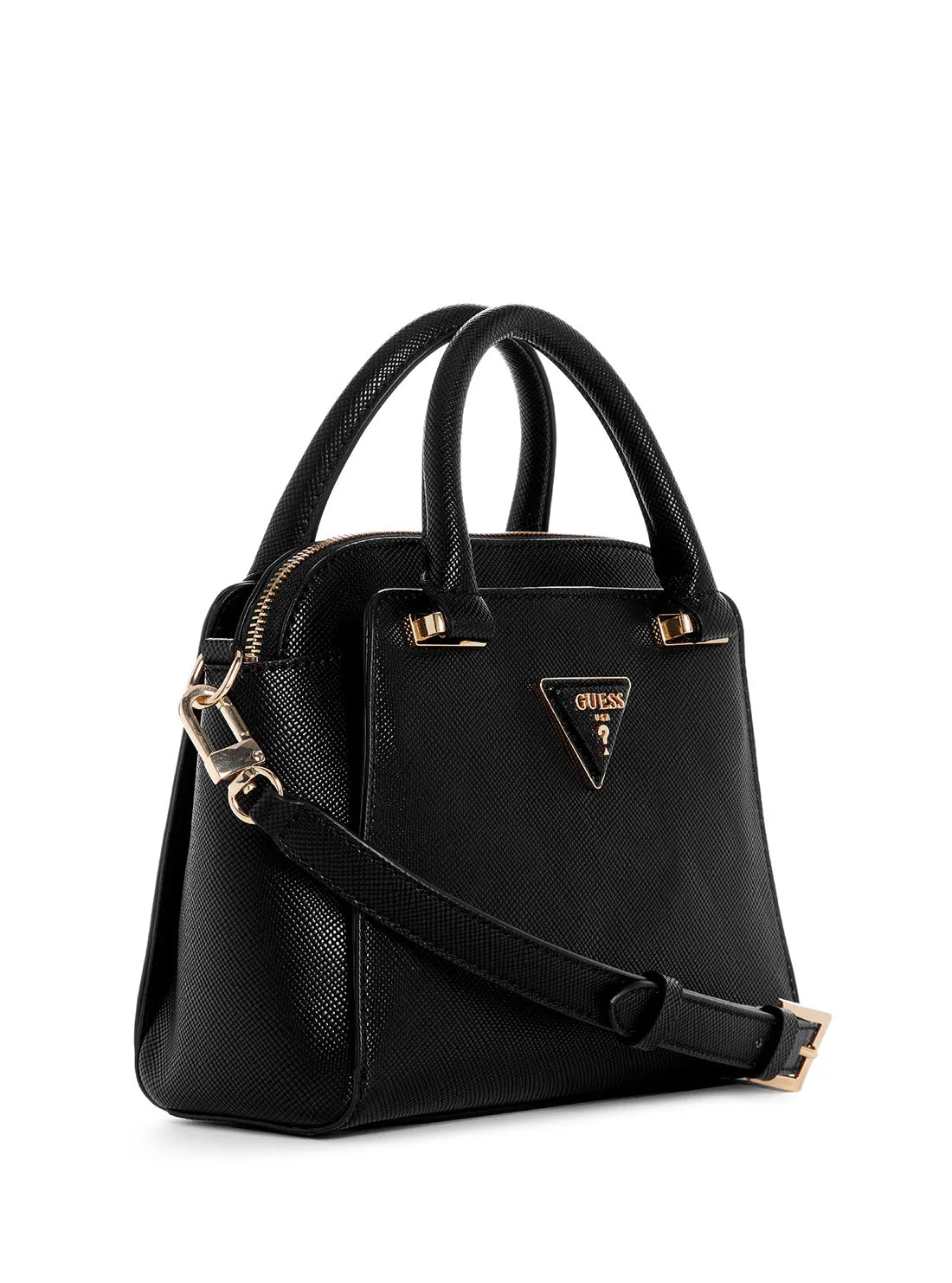 Black Avis Small Satchel Bag