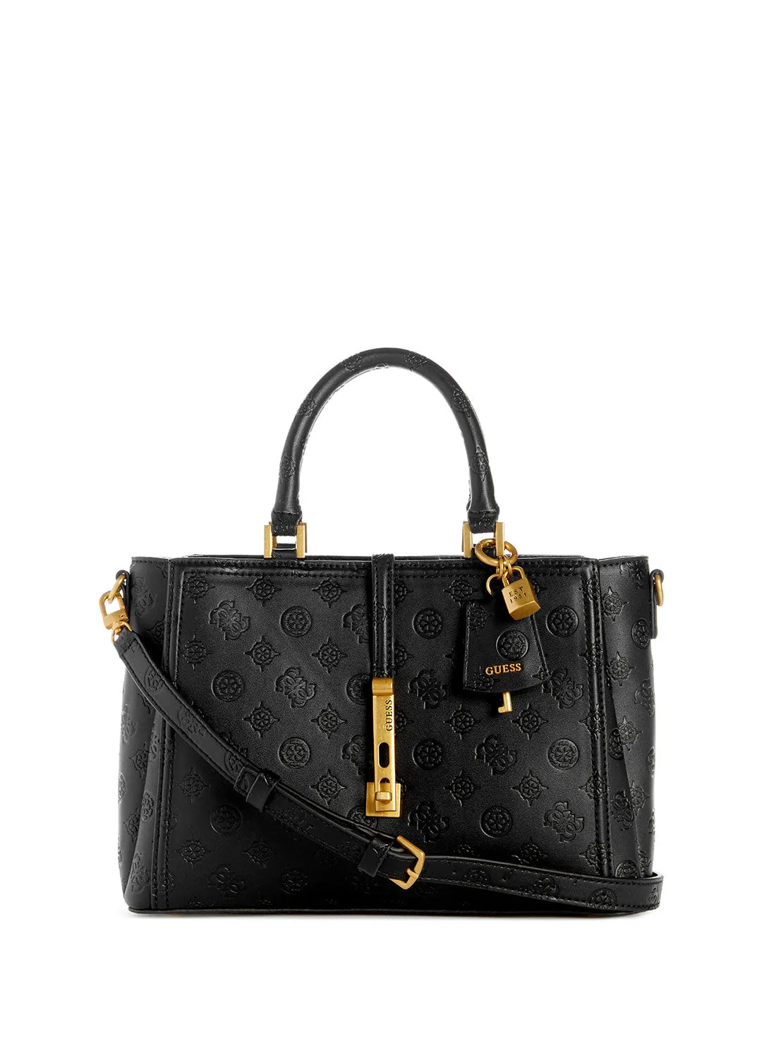 Black Logo James Girlfriend Satchel Bag