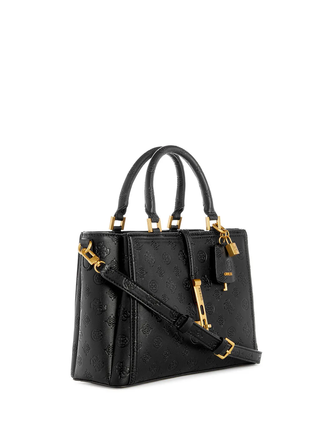 Black Logo James Girlfriend Satchel Bag