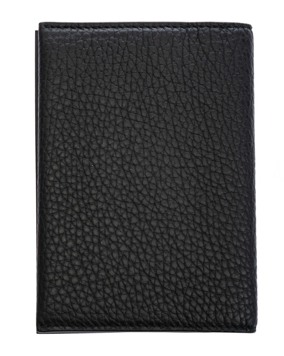 BOSS Crosstown Passport Holder in Black