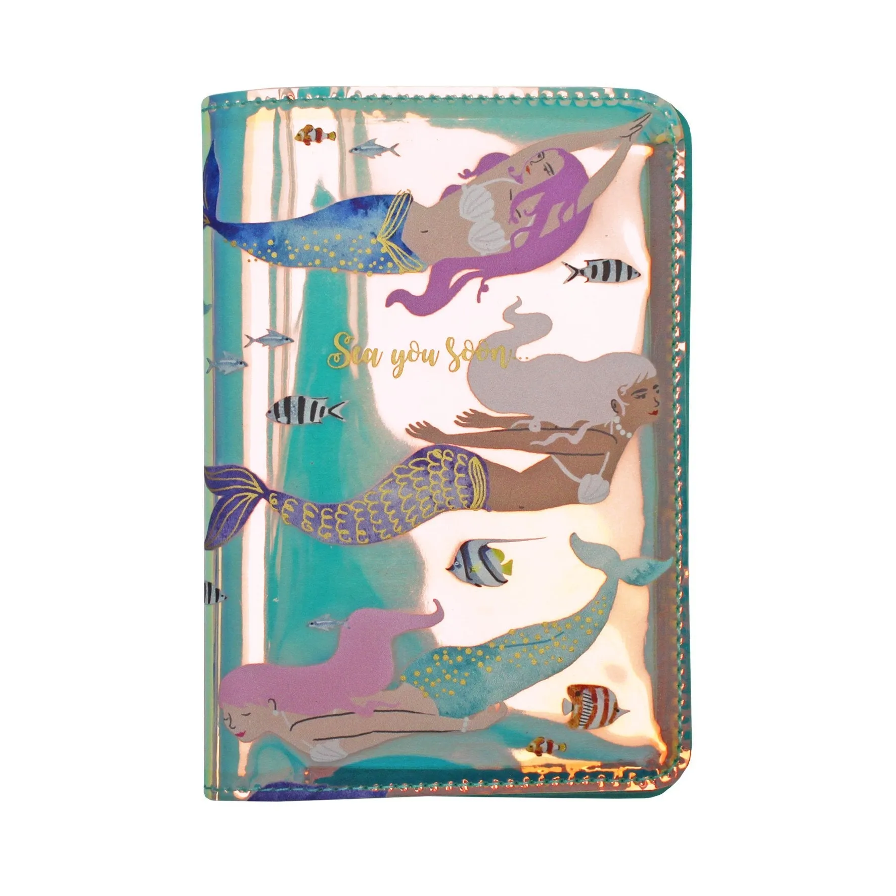 By The Sea Mermaid Passport Holder