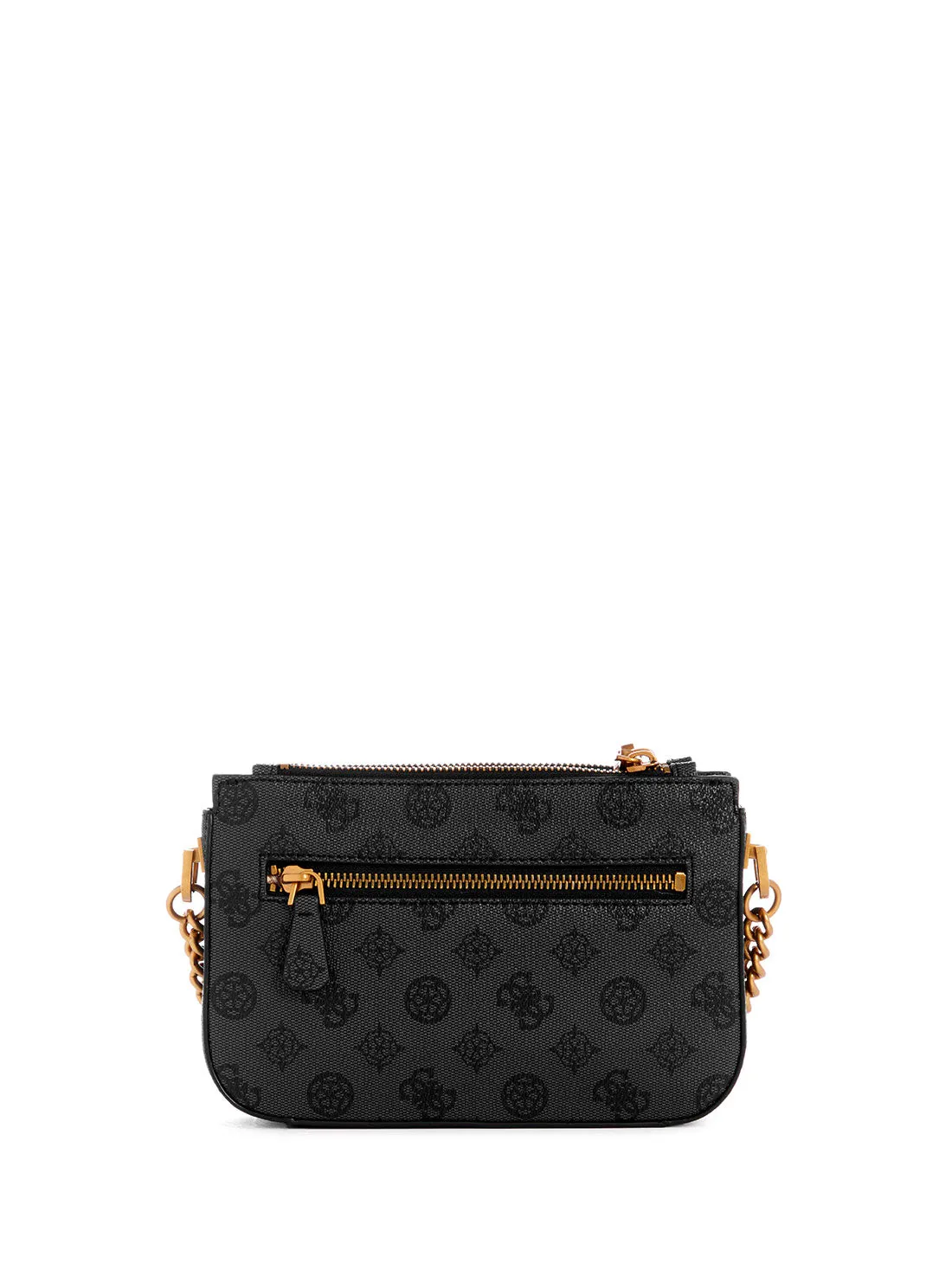 Charcoal Logo Fynna Mini Status Crossbody Bag