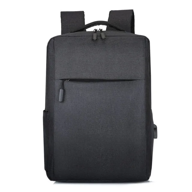 Classic USB Charging School Backpack