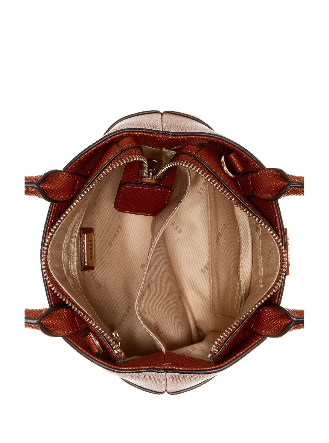 Cognac Cordelia Mini Satchel Bag