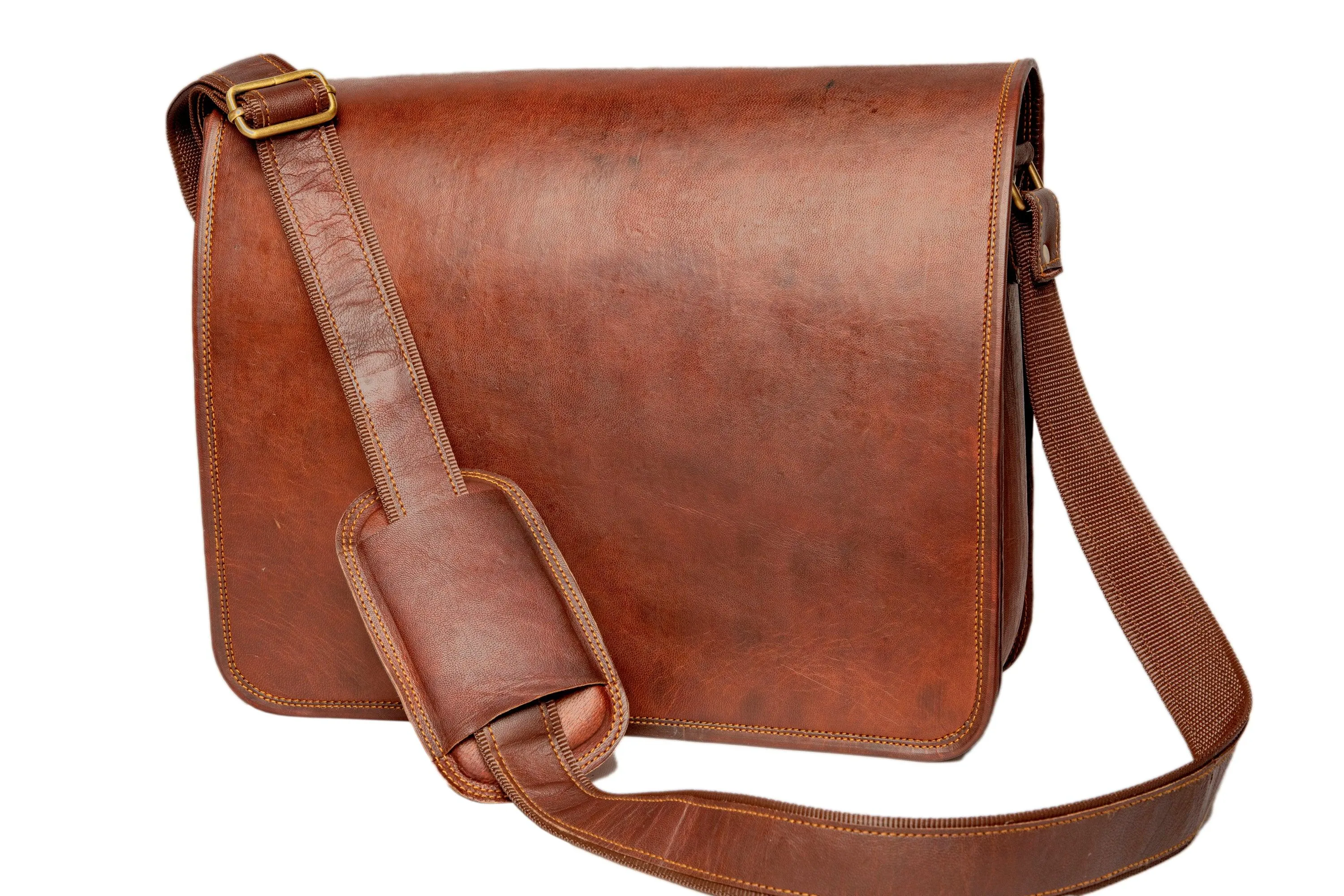 Combo Of 2 ,Leather Travel Backpack / Crossbody Laptop Bag.