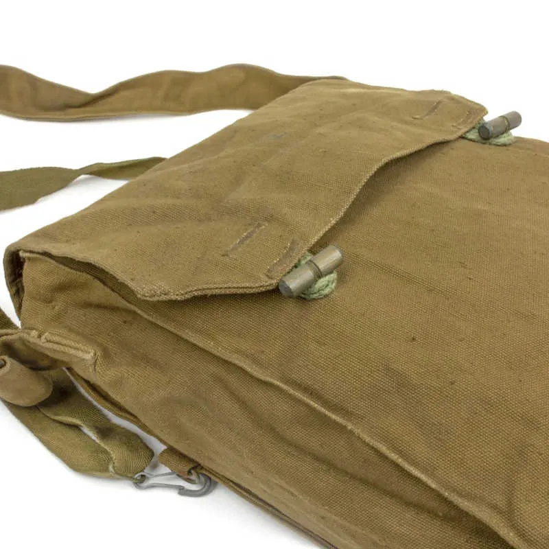 Czech Military |  Canvas Bread Bags | Wooden Toggles