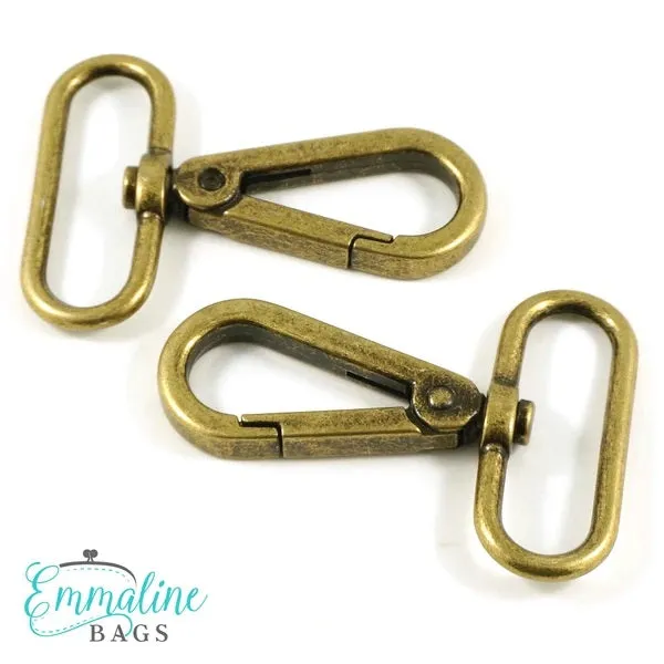 Emmaline Swivel Snap Hook - 1.25" Flat Hook Profile