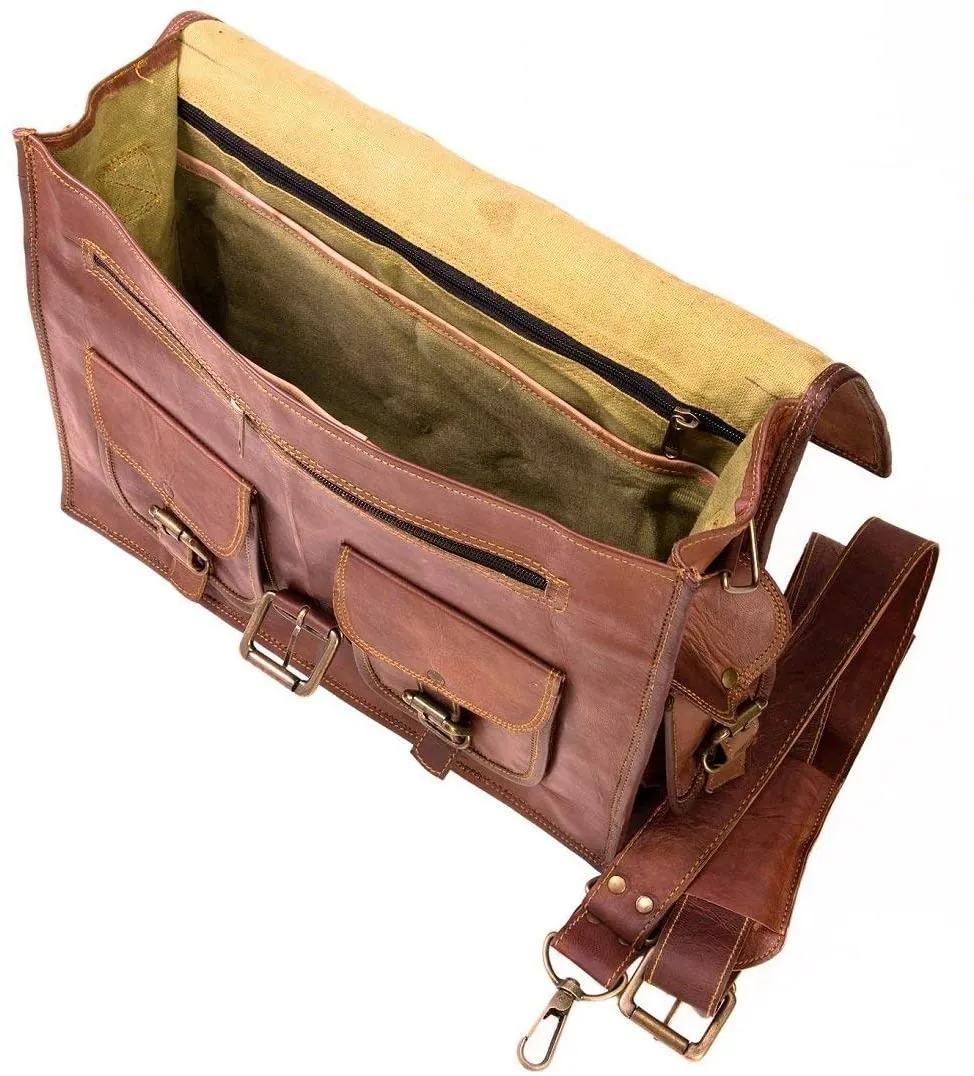 Genuine Leather Laptop Office Messenger Bags