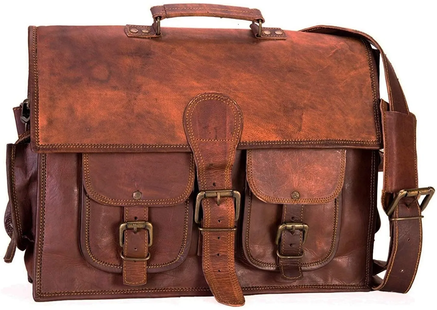 Genuine Leather Laptop Office Messenger Bags