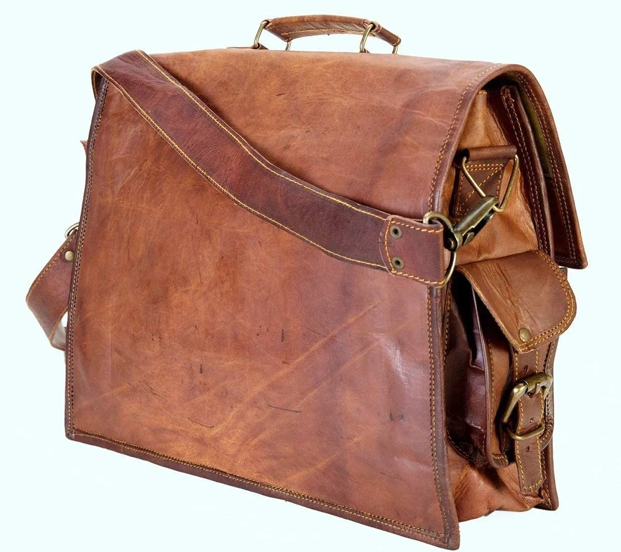 Genuine Leather Laptop Office Messenger Bags