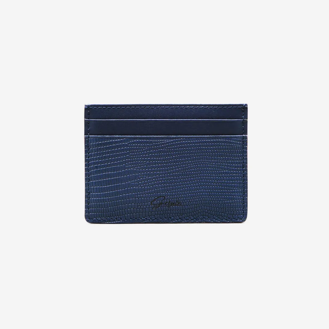 Genuine Lizard Leather Slim Card Case