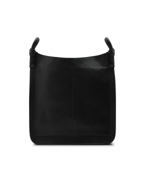 Grained Leather Crossbody Bag