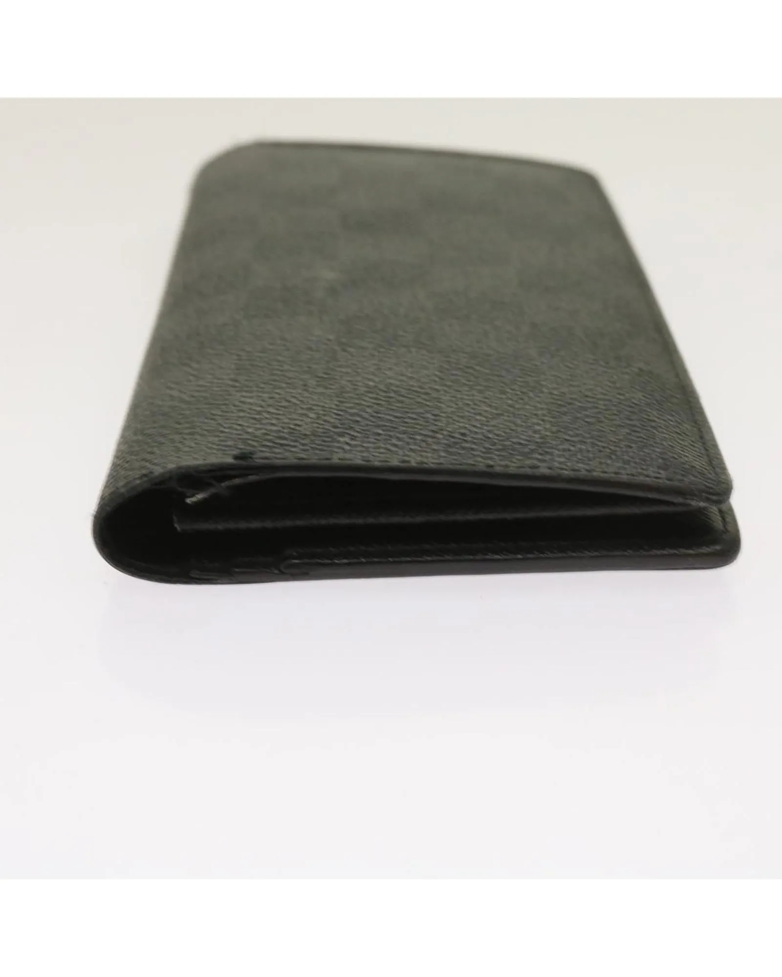 Graphite Long Wallet with Multiple Compartments and Card Slots