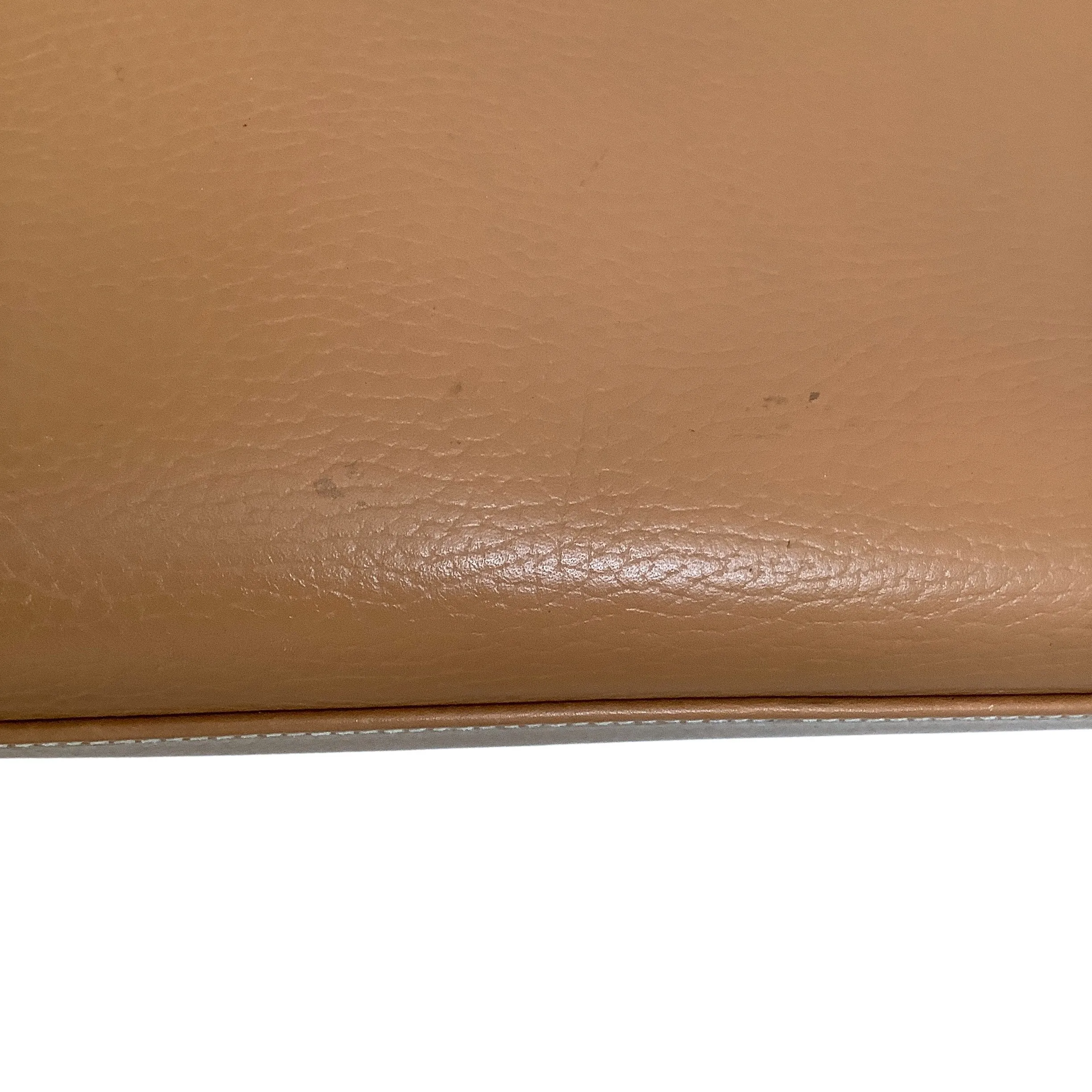 Hermès Kelly 35 Clemence Tan Leather Satchel