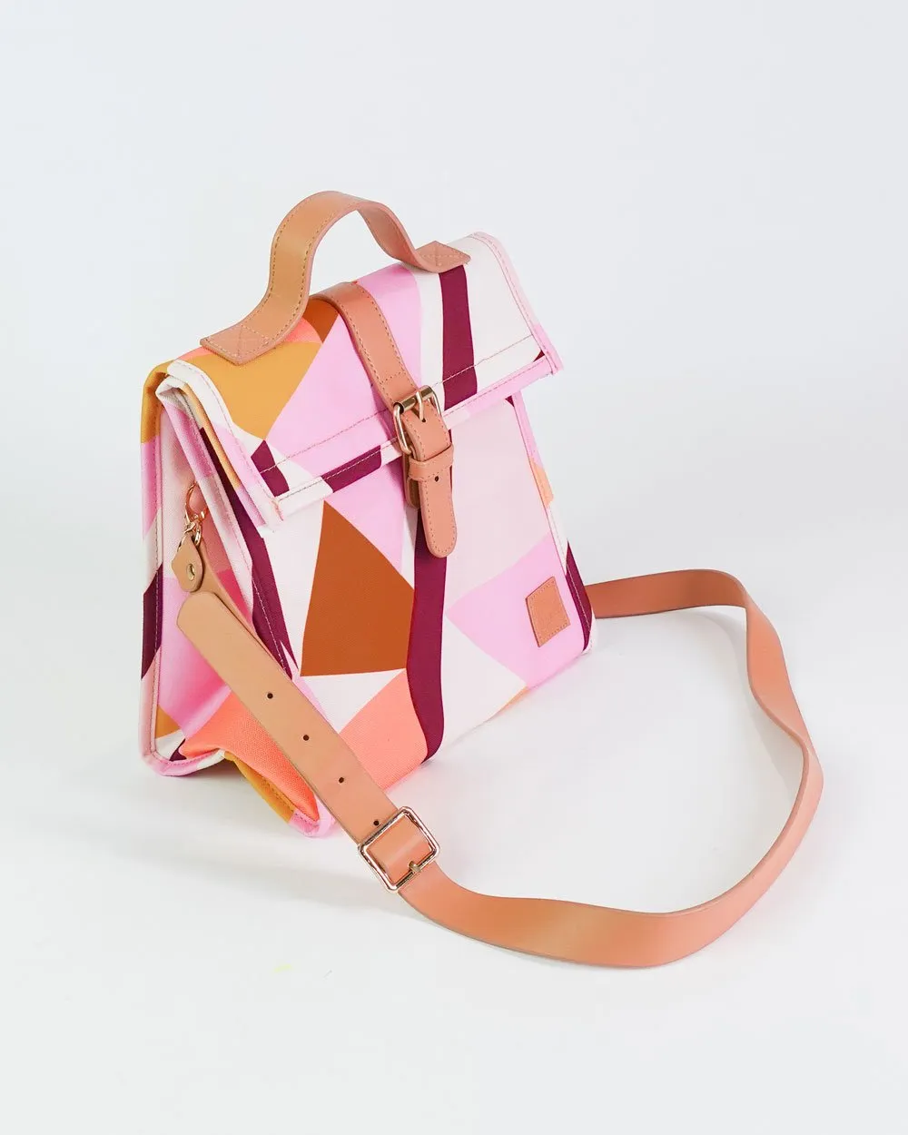 Kaleidoscope Lunch Satchel with Strap