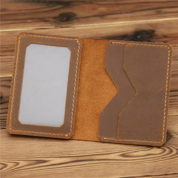 Kyle Genuine Leather Handmade Wallet Brown