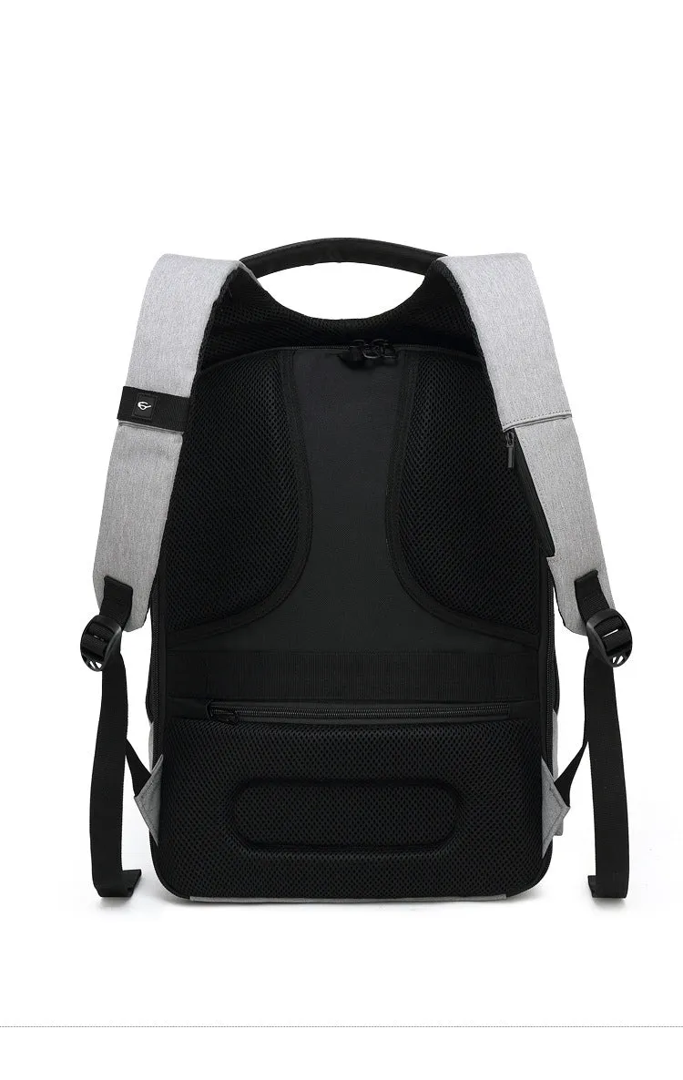 Men's Small Fashion Anti-Theft Backpack with USB Charging