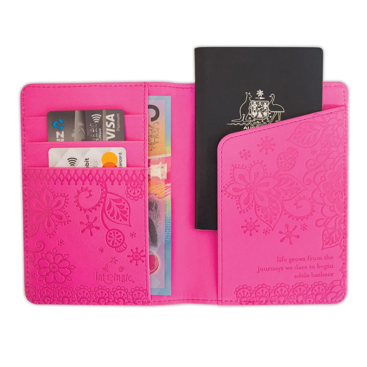 Miami Pink Passport Wallet