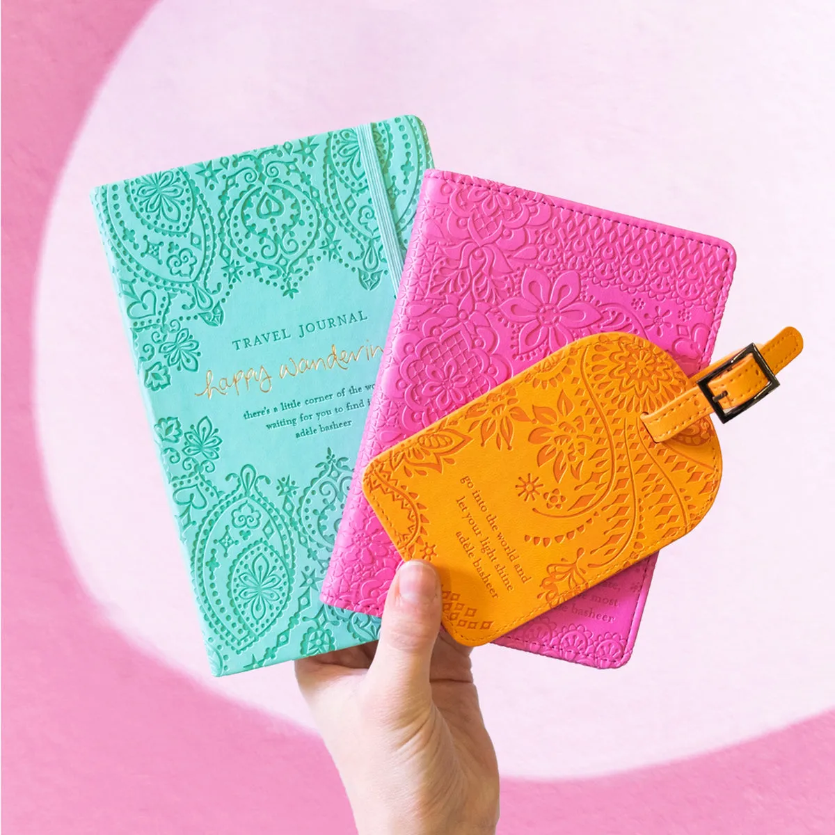 Miami Pink Passport Wallet