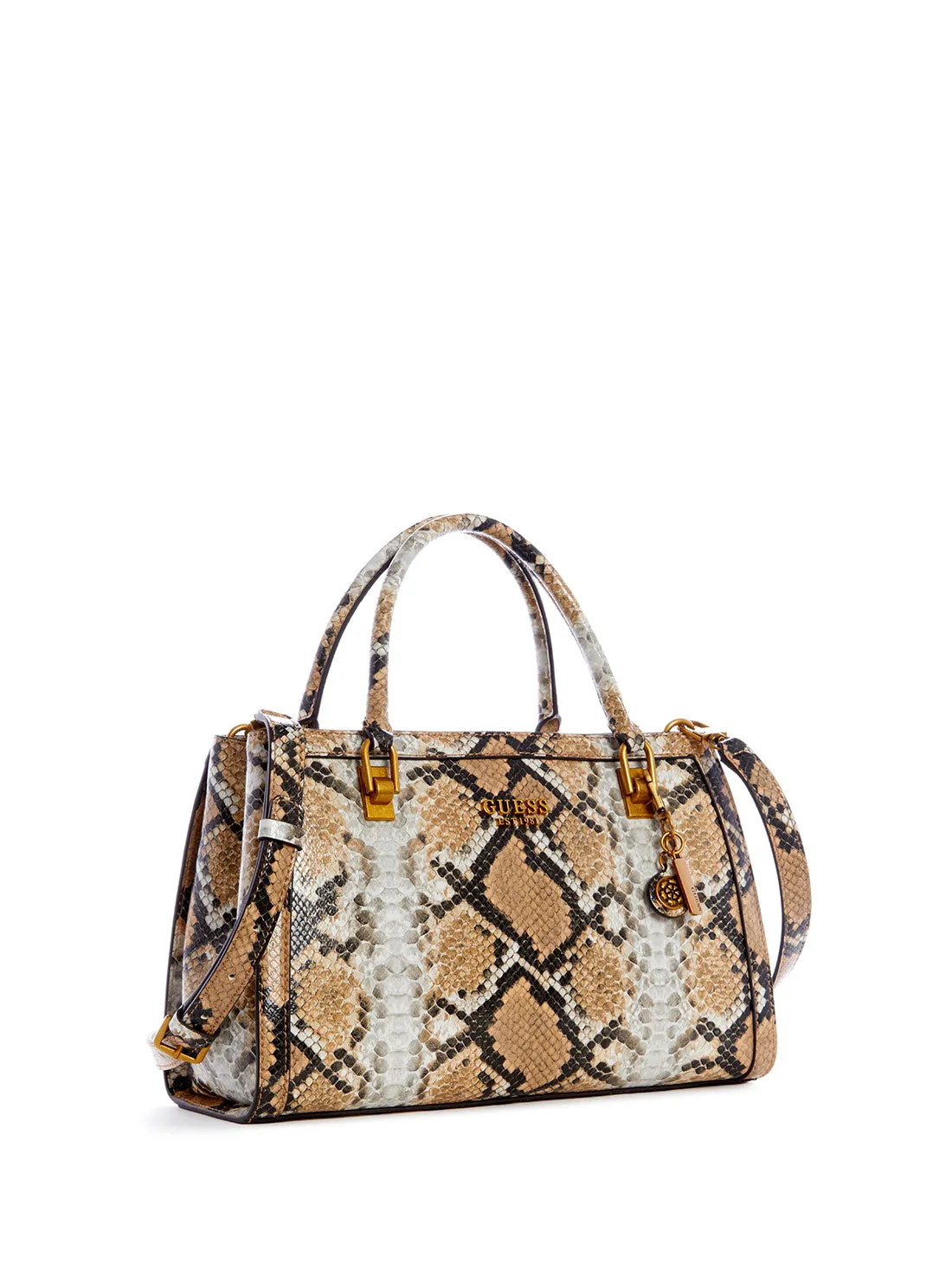 Natural Python Abey Girlfriend Satchel