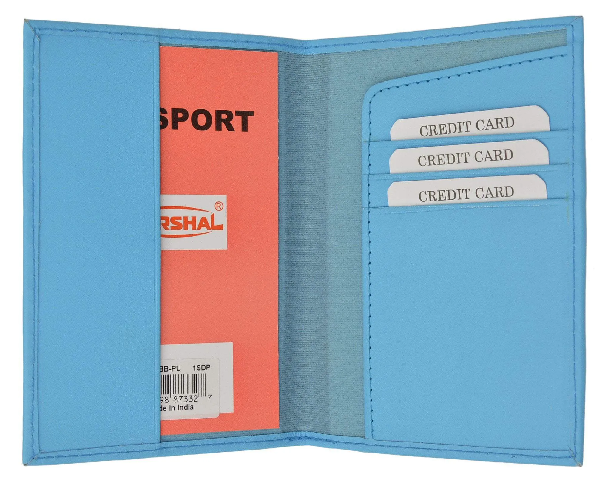 New Travel Passport Cover Credit Card Holder Wallet 601 PU USA (C)