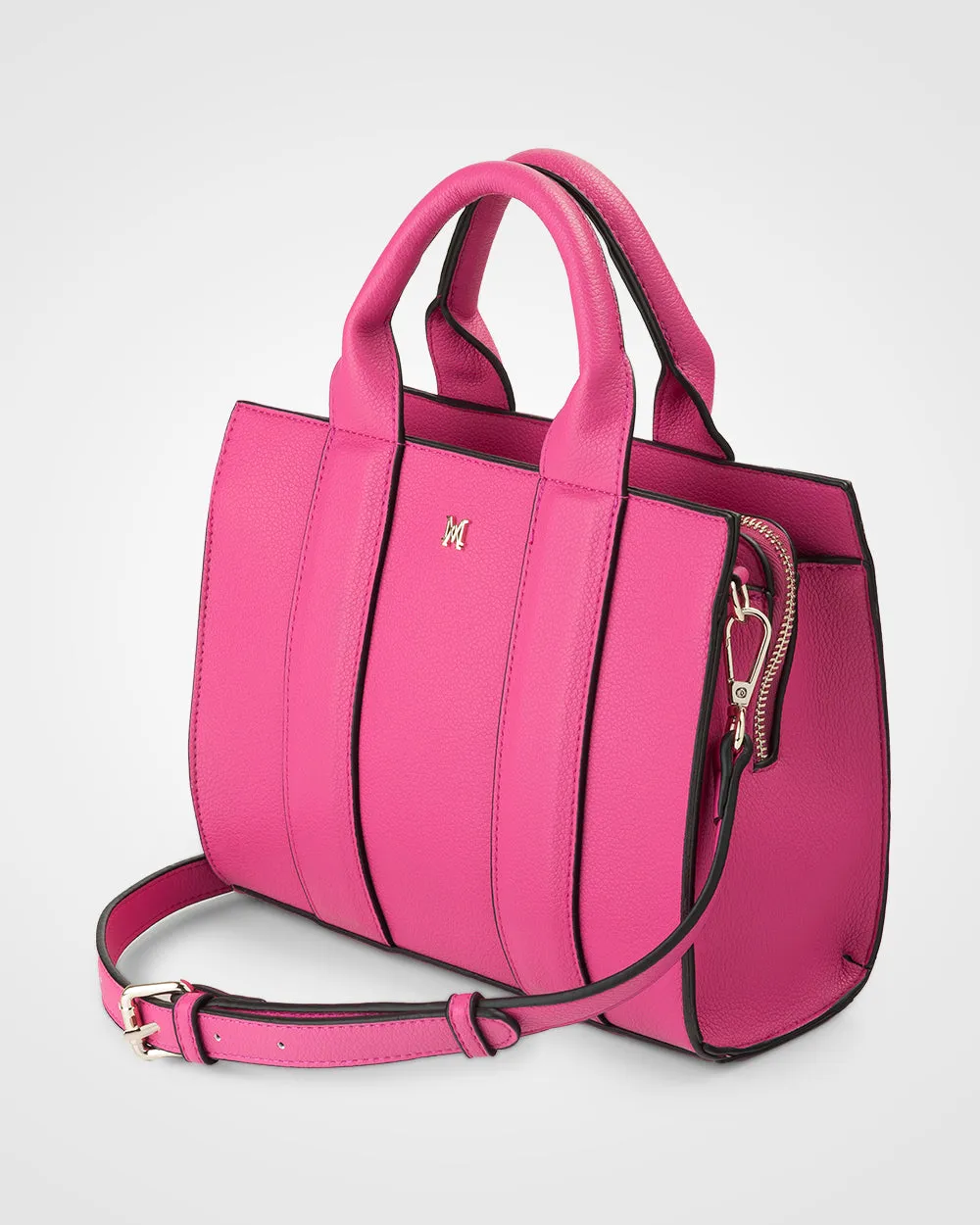 Nova Small Grab Tote With Monogram Stripe Strap