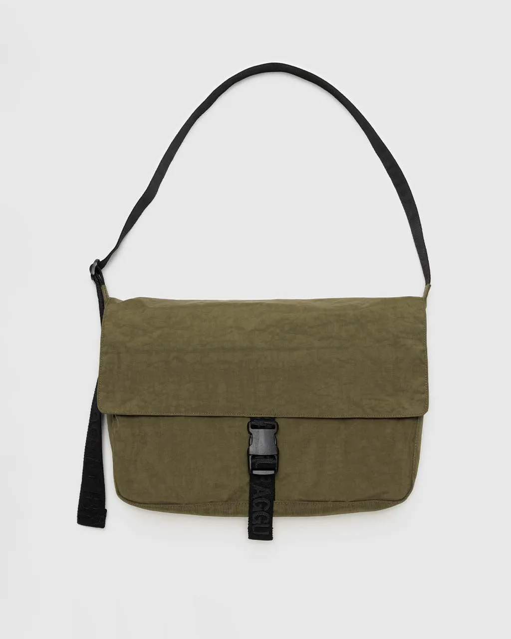 Nylon Messenger Bag - Seaweed