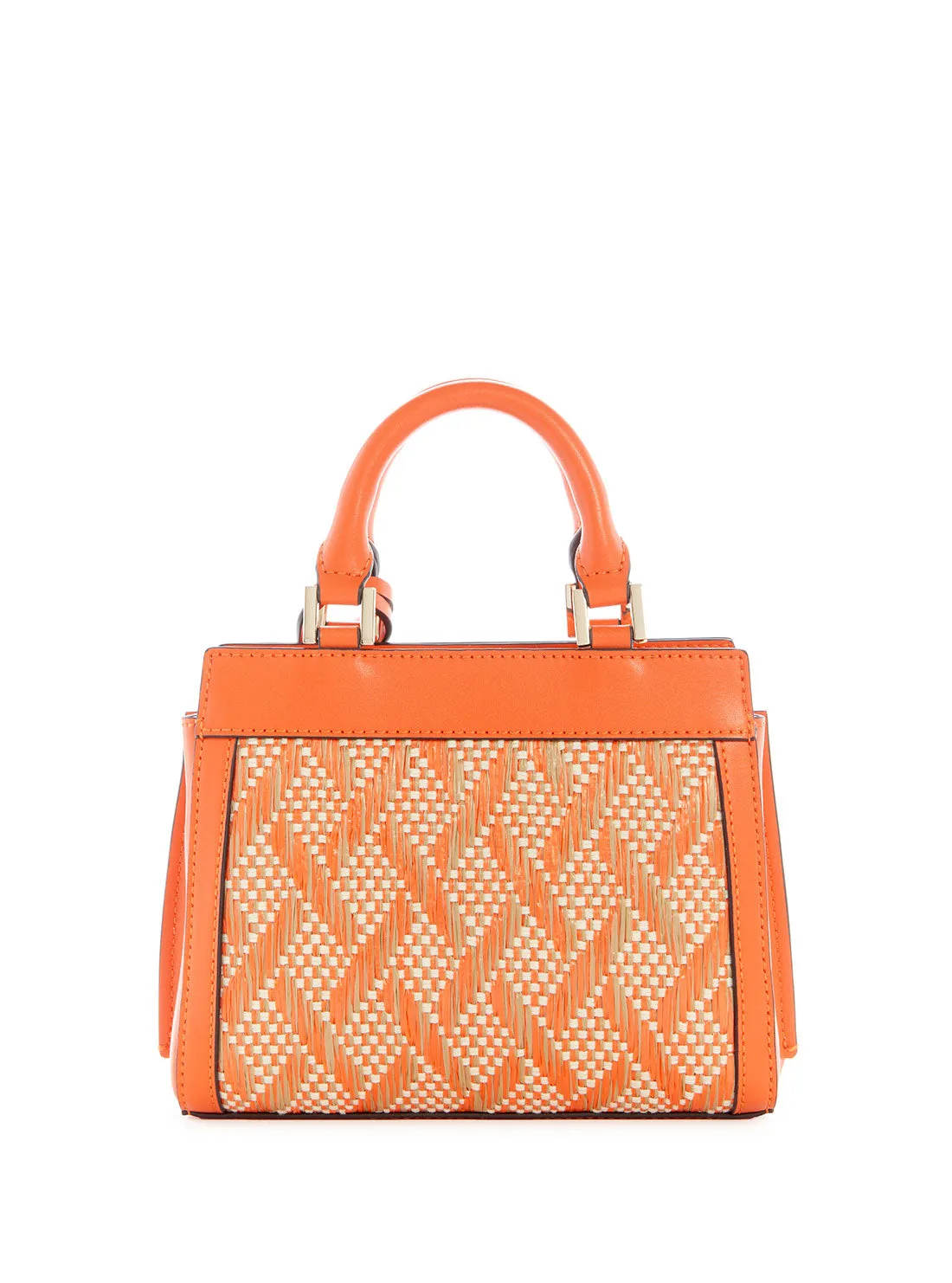 Orange Katey Mini Satchel Bag