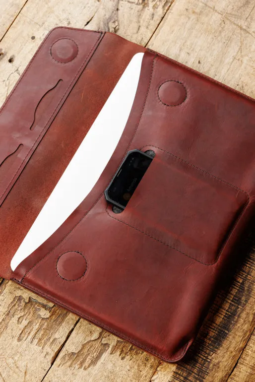 Padded Leather EDC Laptop Sleeve