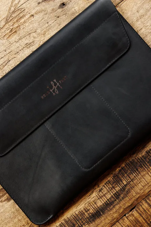 Padded Leather EDC Laptop Sleeve