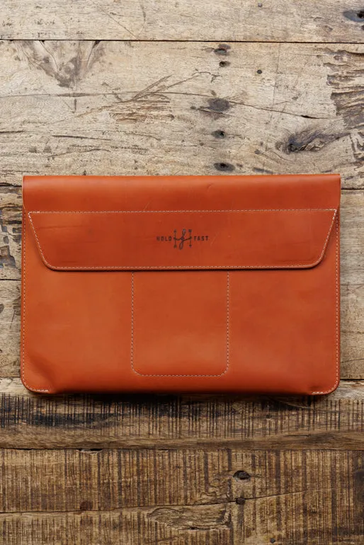 Padded Leather EDC Laptop Sleeve