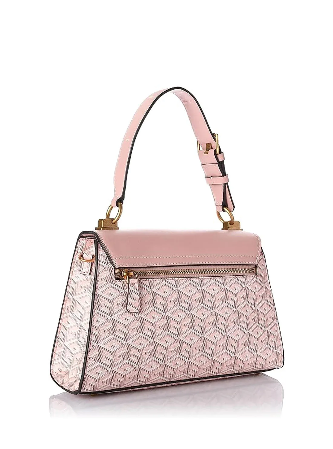 Pale Rose Logo Hallie Crossbody Bag