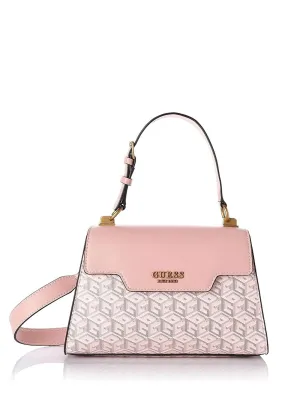 Pale Rose Logo Hallie Crossbody Bag