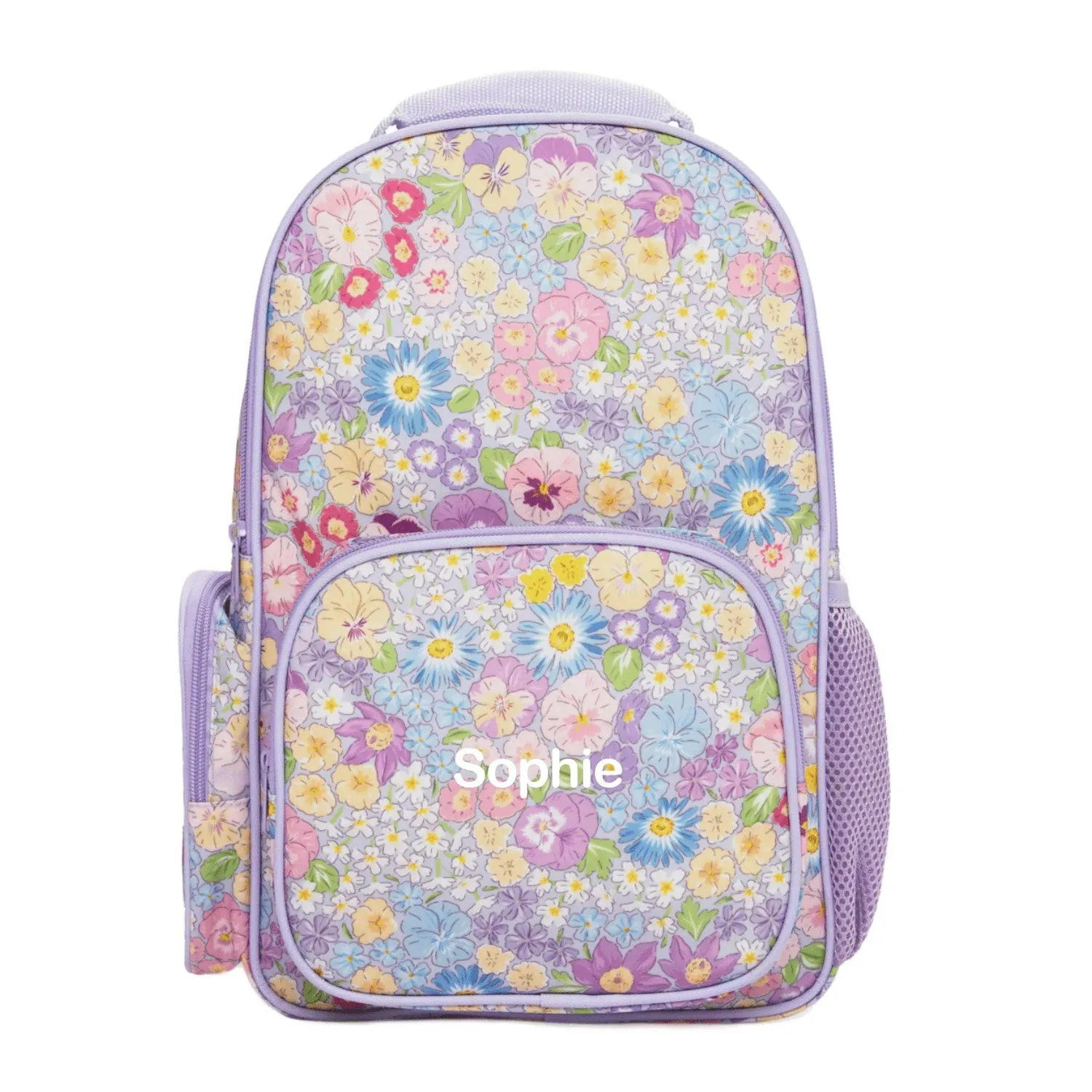 Personalised Enchanted Floral Backpack with Matching Pencil Case