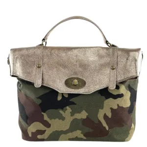 Postina Leonardo Camouflage Canvas Patta Tote