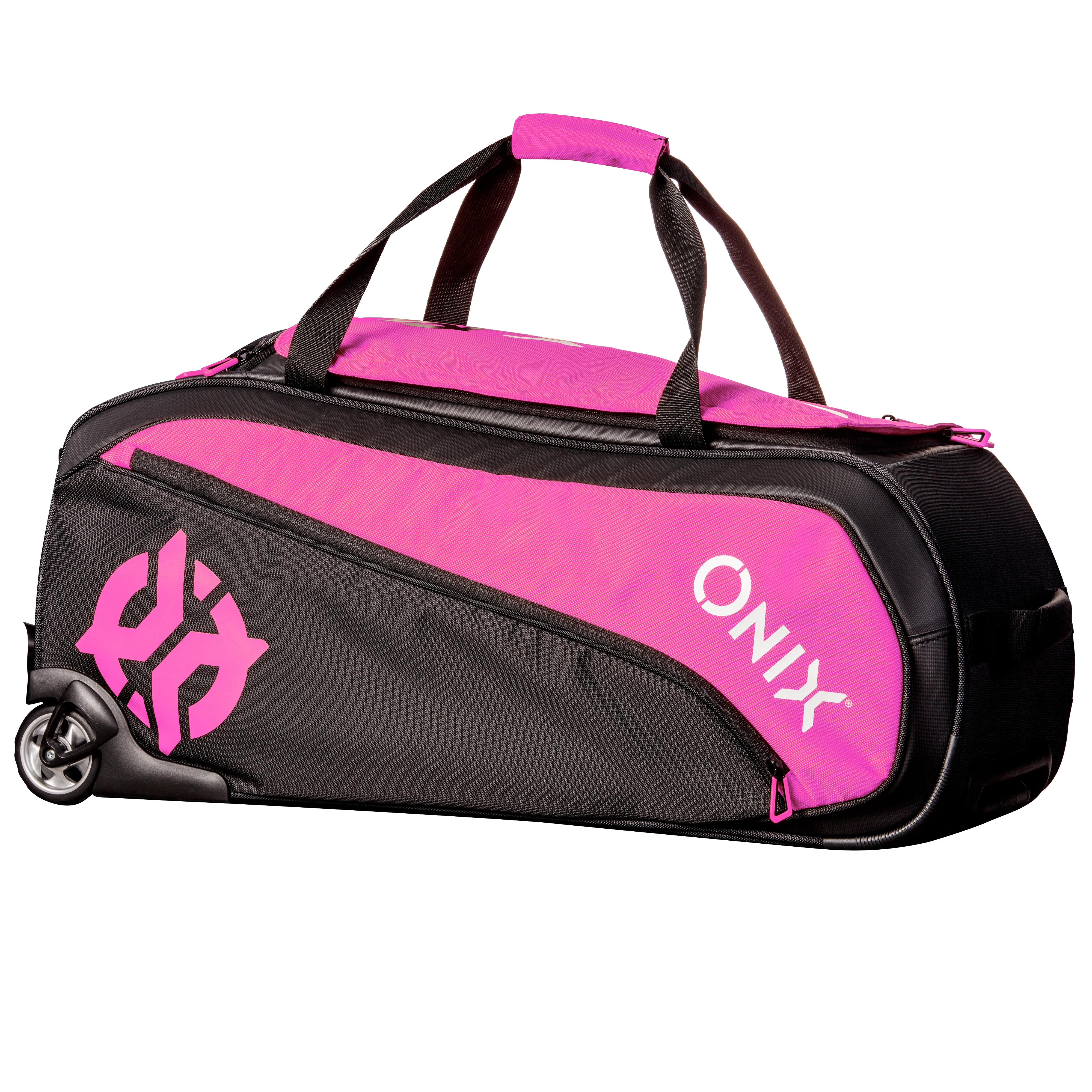 Pro Team Pink Wheeled Duffel Bag