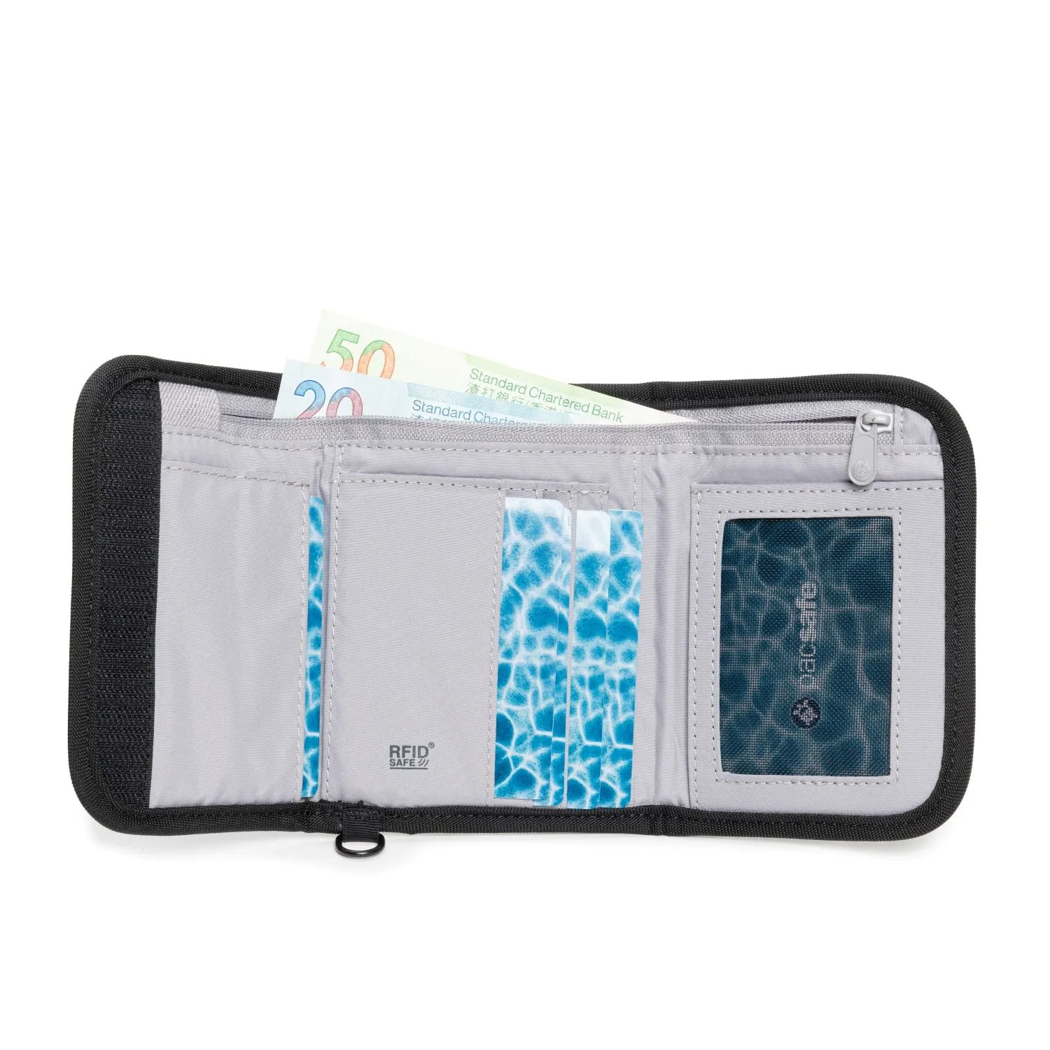 RFIDsafe® V125 RFID blocking trifold wallet