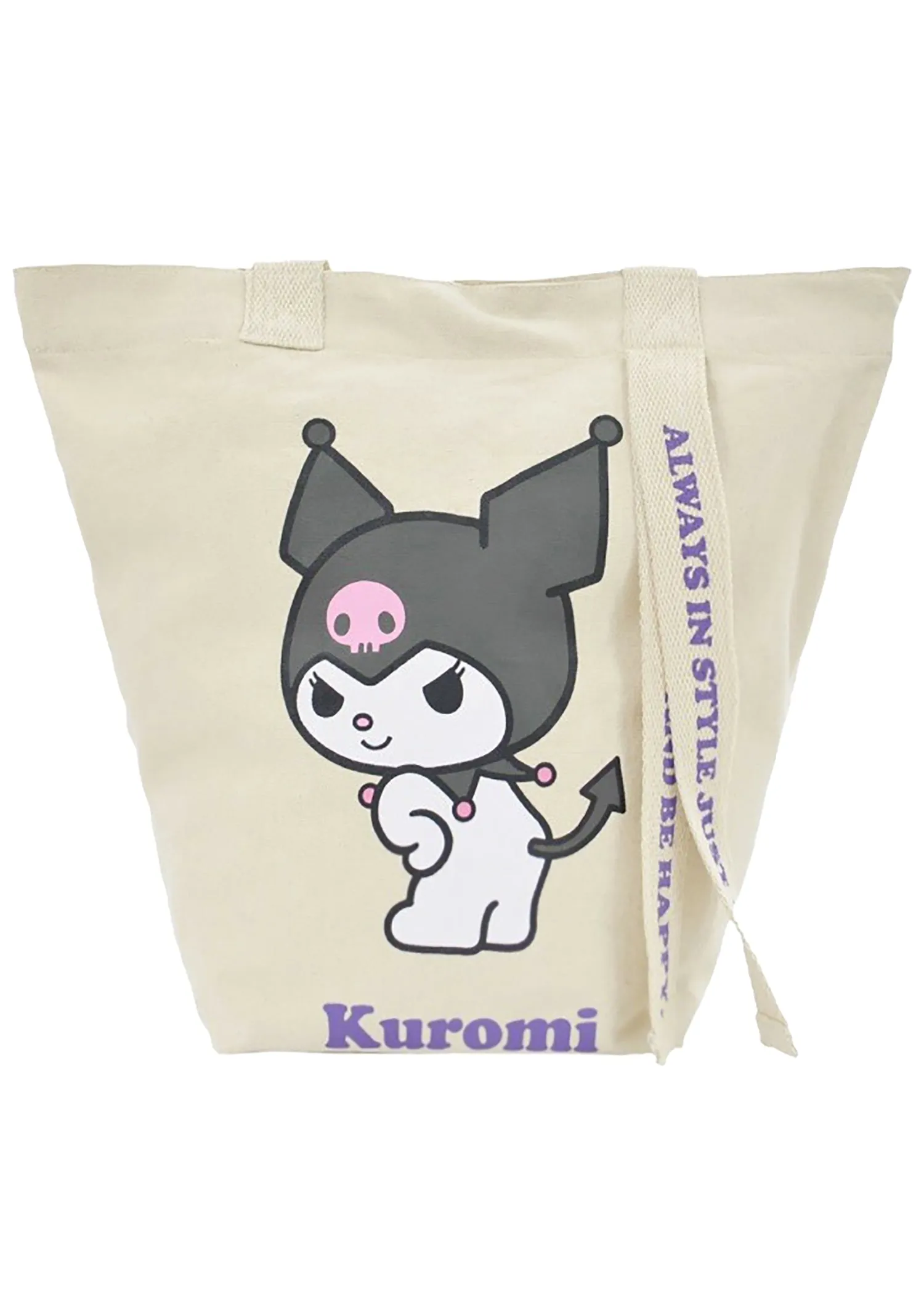 Sanrio Kuromi Convertible Canvas Tote