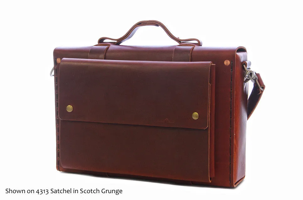 Seasoned No. 4311 - Large Scotch Grunge Leather Satchel