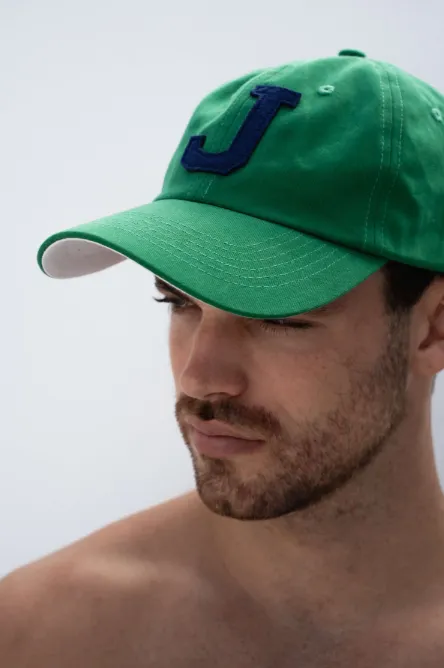 Shore Club College Letter Cap Green