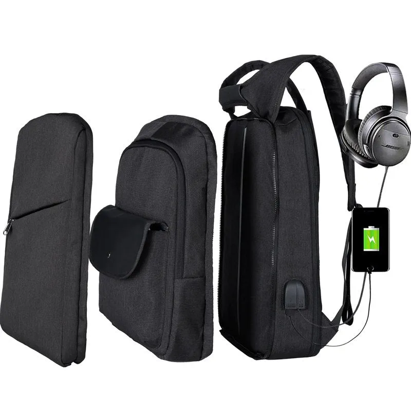 Slim Multi Compartment Laptop Backpack with USB Charging